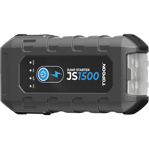 D&eacute;marreur d'appoint, survolteur, banque d'alimentation et lampe de poche JumpSurge1500 The Estey Group