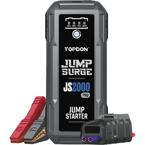JumpSurge2000Pro 2500 Peak Amp Battery Jump Starter, Power Bank & Flashlight The Estey Group