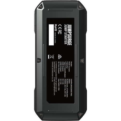 JumpSurge2000Pro 2500 Peak Amp Battery Jump Starter, Power Bank & Flashlight The Estey Group