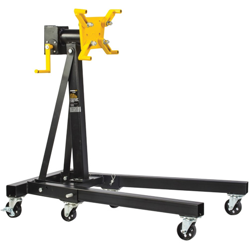 1250 lbs. Rotating Head & Folding Engine Stand, 42-3/4" H The Estey Group