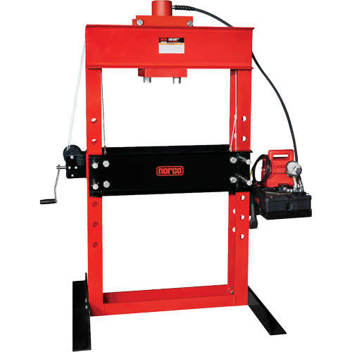 Electro/Hydraulic Pump Operated Shop Press, 50 tons Capacity The Estey Group