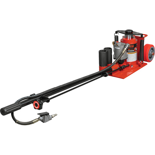 Low Height Floor Jack, 20 Ton(s) Capacity, 8-5/8" Lowered, 22-3/4" Raised, Air Hydraulic The Estey Group