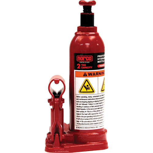 Professional Hydraulic Bottle Jack, 2 Ton(s), 14-1/2" Raised Height The Estey Group
