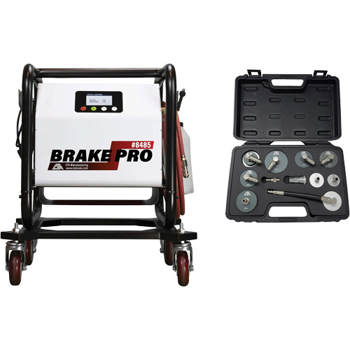 Short Frame Brake-Pro Pressure Brake Bleeder with Adapters The Estey Group