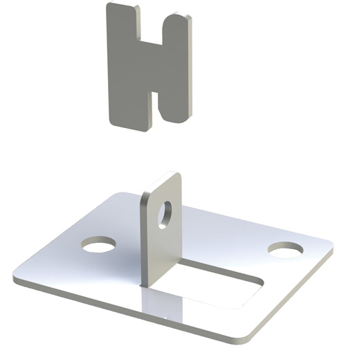 Interlok Boltless Shelving Foot Plate The Estey Group