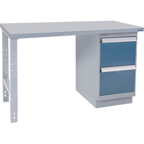 Industrial Duty Workbench, 24" W x 60" D x 34" H, 1000 lbs. Capacity The Estey Group