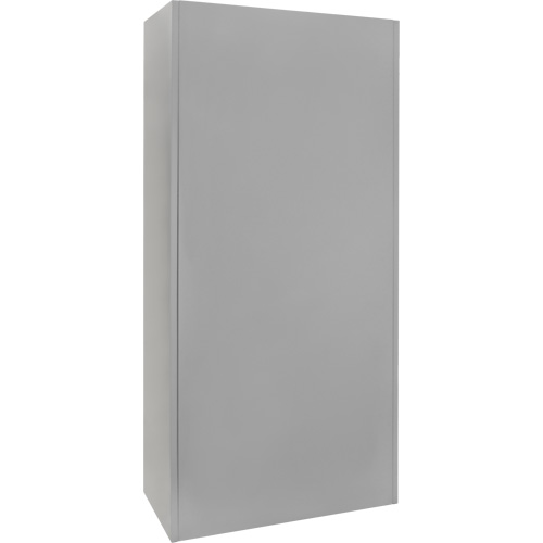 Wardrobe Storage Cabinet, Steel, 36" W x 18" D x 72" H, Grey The Estey Group
