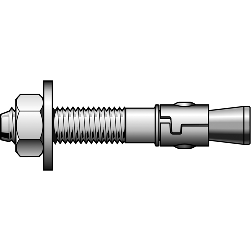 Wedge Anchor, Zinc Plated, 5/8" x 6" The Estey Group