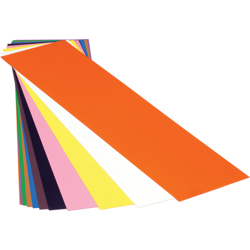 Cales minces chromocod&eacute;es en plastique The Estey Group
