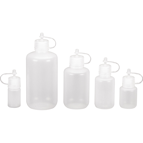 Bouteilles rondes &agrave; ouverture &eacute;troite, Ronde, 1 oz, Plastique The Estey Group