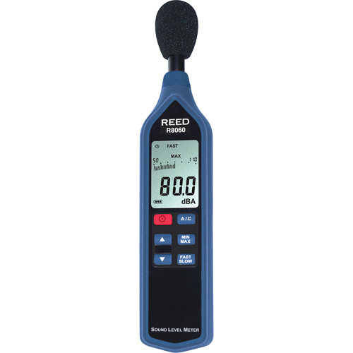 Sonom&egrave;tre avec certificat de calibration, Gamme de mesure 30 - 90 dB/50 - 110 dB/70 - 130 dB The Estey Group