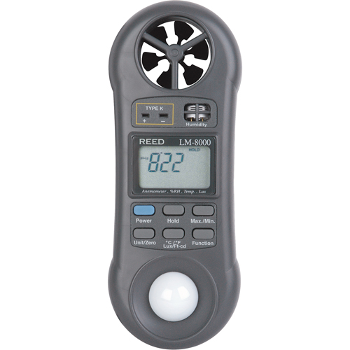 Thermo-Anemometer with Calibration Certificate, Not Data Logging, 0.2 - 30.0 m/sec Air Velocity Range The Estey Group