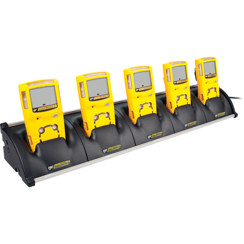 BW GasAlertMicroClip XT Multi-Gas Detectors -Five Unit Cradle Charger The Estey Group
