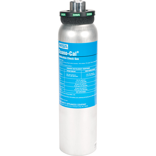 Gaz d'essai d'&eacute;talonnage, 4 M&eacute;lange de gaz, CH4/CO/H2S/O2, 34 litres The Estey Group