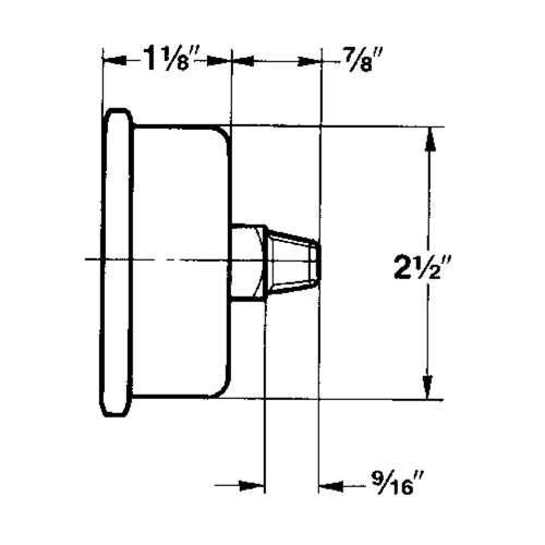Pressure Gauges, 2-1/2" , 30" Hg-0" Vac., Bottom Mount, Liquid Filled Analogue The Estey Group