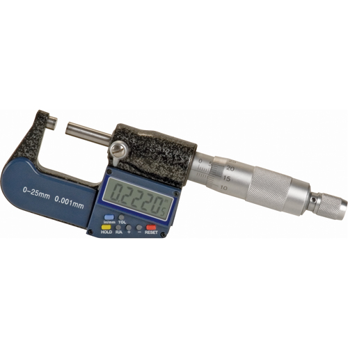 Microm&egrave;tre num&eacute;rique &eacute;lectronique, 0 - 1" (0 - 25 mm) gamme de mesure, R&eacute;solution de 0,00005" (0,00127 mm) The Estey Group