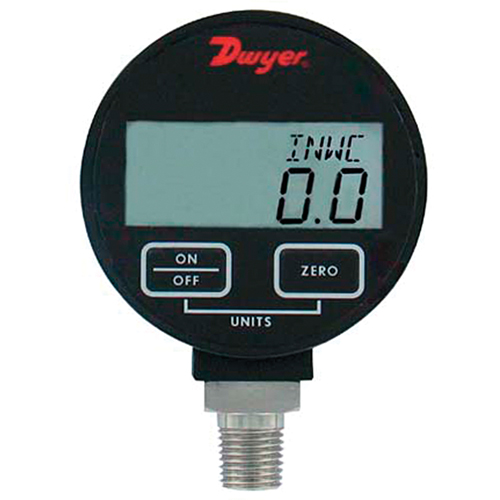 Pressure Gauge, 2-31/50" , 200 psi, Bottom Mount, Digital The Estey Group