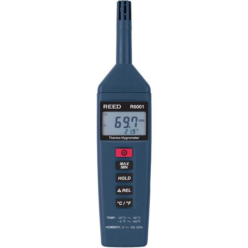 Thermo-Hygrometer, 0% - 100% RH, -4° - 140° F ( -20° - 60°C ) The Estey Group
