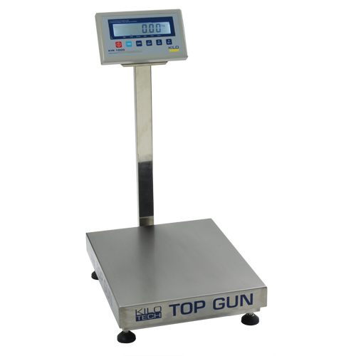 Top Gun Electronic Platform Scales, 18" L x 12" W, 150 lbs. Capacity The Estey Group