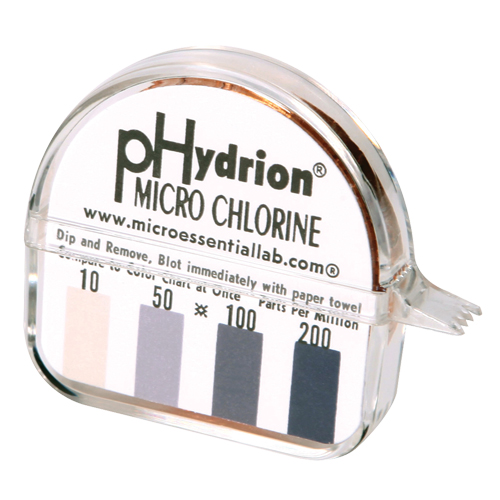 Papier r&eacute;actif Hydrion Chlorine Phydrion CM-240 The Estey Group