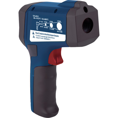 Professional Infrared Thermometer, -26 - 1472° F ( -32 - 800° C ), 30:1, Adjustable Emmissivity The Estey Group