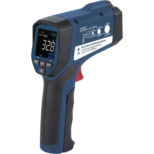 Infrared Thermometer, -26°- 2282° F ( -32° - 1250° C ), 50:1, Adjustable Emmissivity The Estey Group
