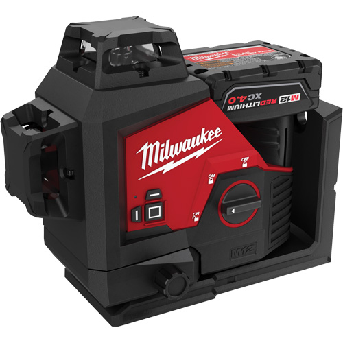 M12 360-Degree 3-Plane Cordless Laser Kit, 125' (38.1 m), 530 Nm The Estey Group