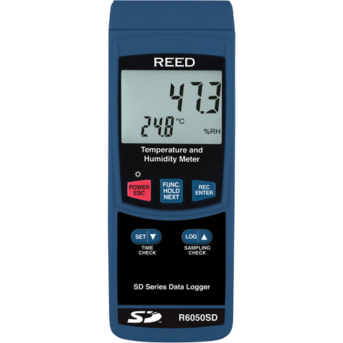 Data Logging Thermo-Hygrometer with Calibration Certificate, 5% - 95% RH, 32° - 122° F ( 0° - 50°C ) The Estey Group