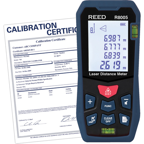 T&eacute;l&eacute;m&egrave;tre laser avec certificat de calibration, 0' - 164' (0 m - 50 m) Gamme de mesure, Num&eacute;rique (&eacute;lectronique) The Estey Group