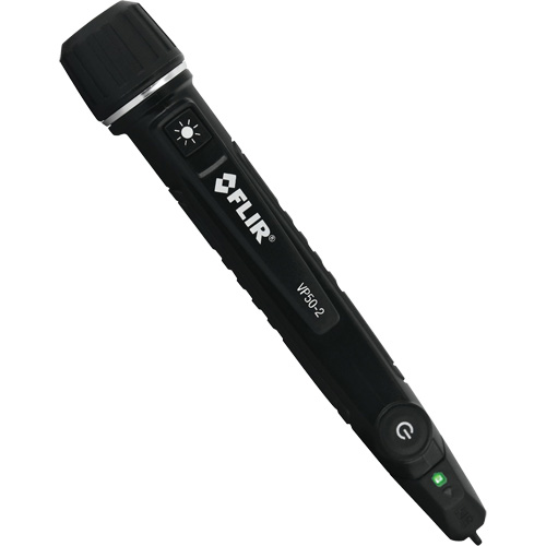 VP50-2 Triple Alarm CAT IV Non-Contact Voltage Detector with Flashlight, 90 VAC - 1000 VAC, Light & Sound Alert The Estey Group