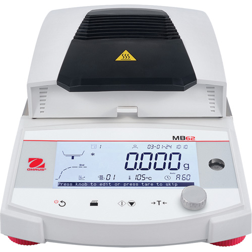 Analyseur d'humidit&eacute; par chauffage de la fibre de carbone MB62 The Estey Group
