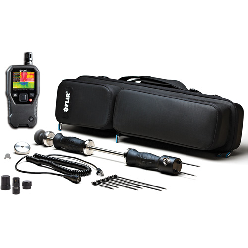 Professional Imaging Moisture Kit with Hammer & Wall Cavity Probe, 7 - 100% Moisture Range, 32°- 122° F ( 0° - 50° C ) Temperature Range The Estey Group