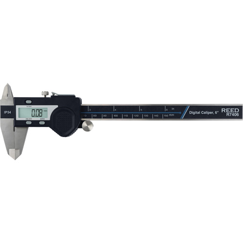 Pied &agrave; coulisse num&eacute;rique de 6" (150 mm), R&eacute;solution de 0,0005" (0,01 mm), 0" - 6" (0 mm - 150 mm) gamme de mesure The Estey Group