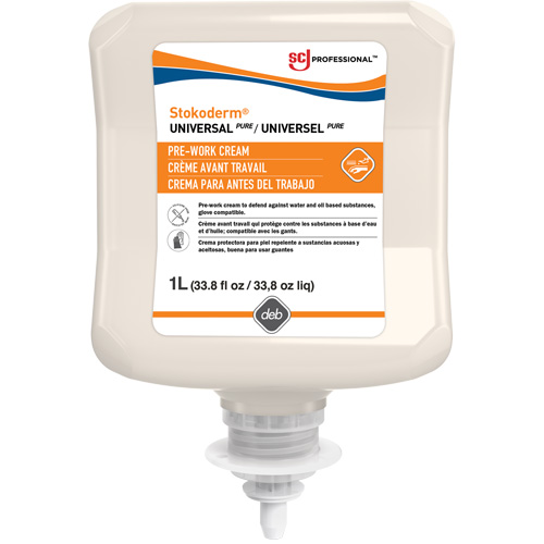 Cr&egrave;me sans silicone &agrave; appliquer avant de travailler Emulsion, Cartouche en plastique, 1000 ml The Estey Group