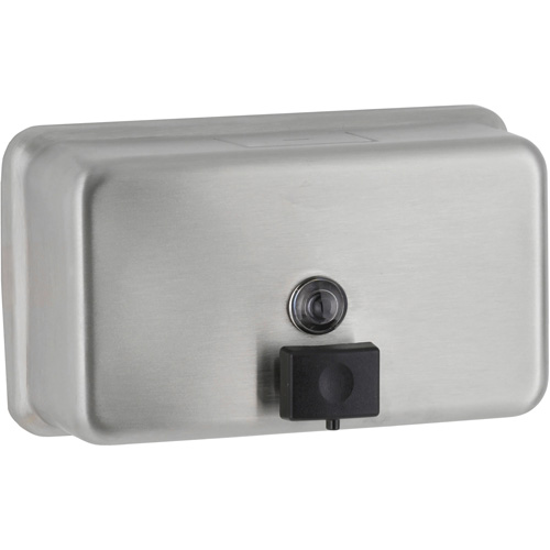 Surface-Mounted Horizontal Soap Dispenser, Push, 1200 ml Capacity The Estey Group