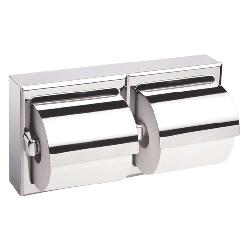 Two-Roll Toilet Paper Dispenser with Hoods, Multiple Roll Capacity The Estey Group
