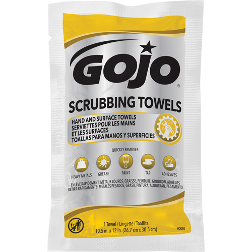 Scrubbing Towels, 80 Wipes, 12-1/4" x 10-1/2" The Estey Group