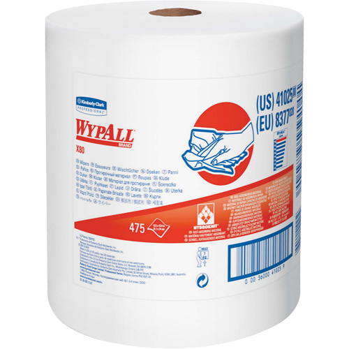 X80 Disposable Cloths, Heavy-Duty, 12-1/2" L x 13-2/5" W The Estey Group