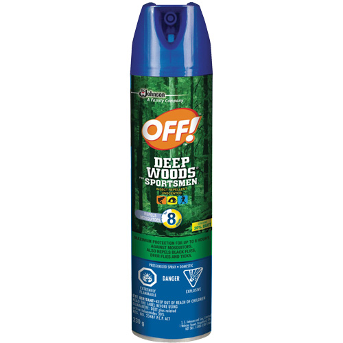 OFF! Deep Woods&reg; Sportsmen Insect Repellent, 30% DEET, Aerosol, 230 g The Estey Group