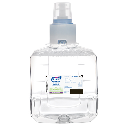 LTX-12 Advanced Foam Hand Sanitizer, 1200 ml, Cartridge Refill, 70% Alcohol The Estey Group