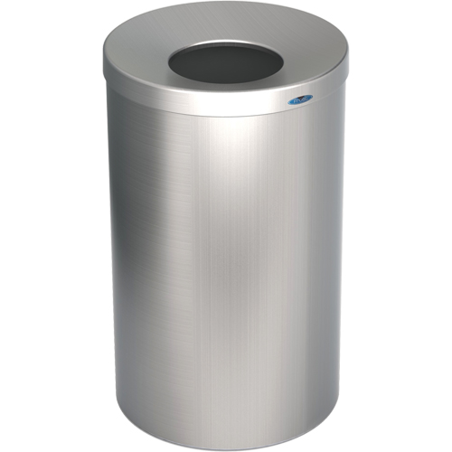 Lobby Waste Receptacle, Stainless Steel, 33 US gal. The Estey Group