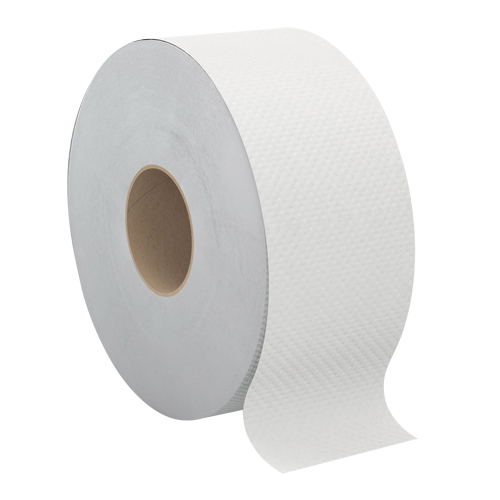 Pro Select Toilet Paper, Jumbo Roll, 2 Ply, 500' Length, White The Estey Group