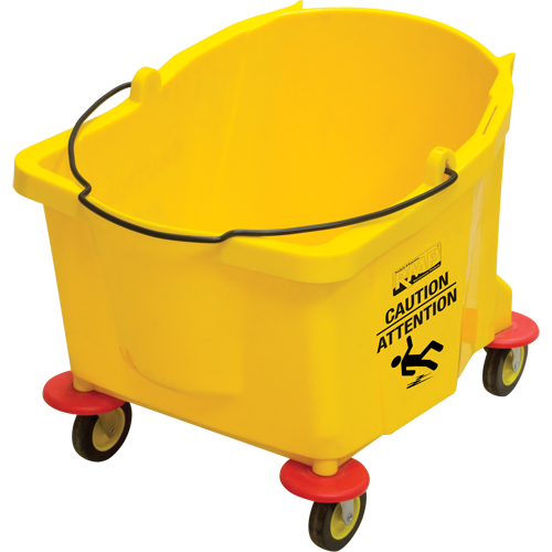 Mop Bucket, 9.5 US Gal. (38 qt.) Capacity, Yellow The Estey Group