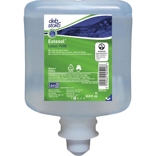 Estesol&reg; Pure Light-Duty Hand Cleaner, Cream, 1 L, Refill, Fresh Scent The Estey Group