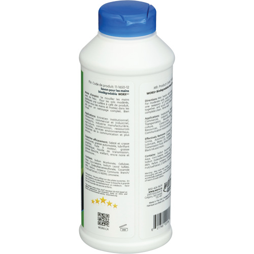 Nettoyant pour les mains biod&eacute;gradable, Poudre, 0,406 lb, Bouteille, Parfum&eacute; The Estey Group