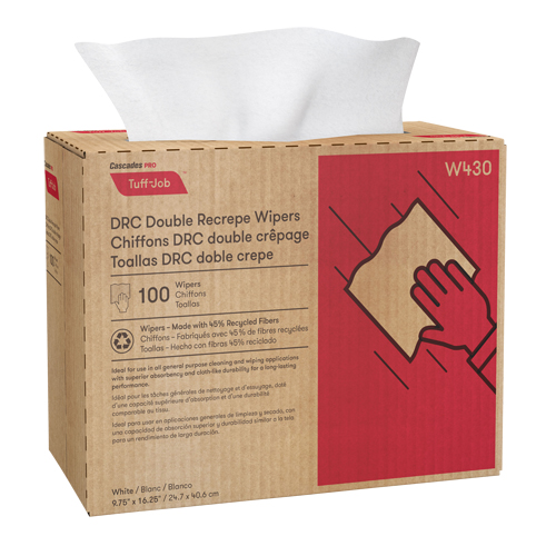 Chiffons Pro Tuff-Job, Tout usage, 9-3/4" lo x 16-1/2" la The Estey Group