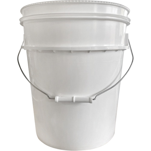 Pail with Lid, Plastic, 5.25 gal. The Estey Group