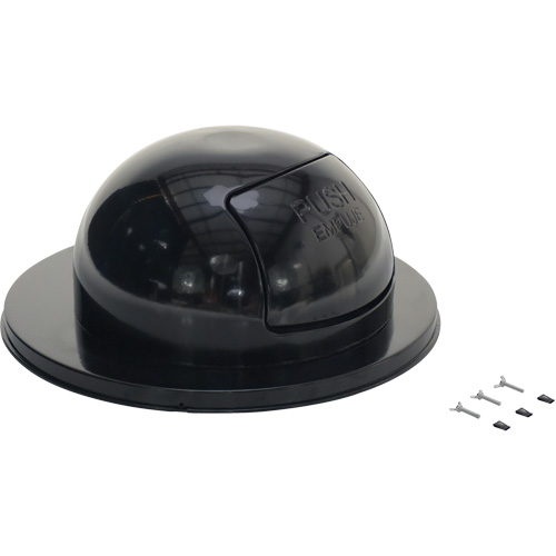Drum Waste Disposal Top, Dome Lid, Metal, Fits Container Size: 23-1/2" Dia. The Estey Group