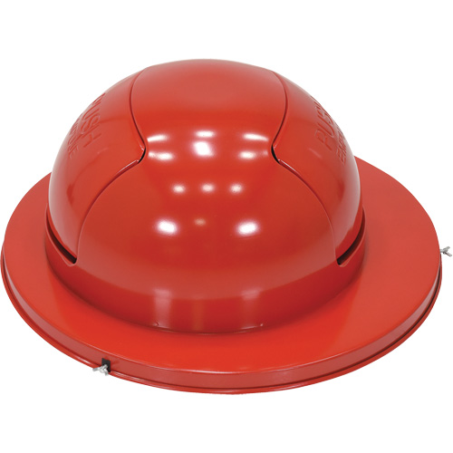 Drum Waste Disposal Top, Dome Lid, Metal, Fits Container Size: 23-1/2" Dia. The Estey Group
