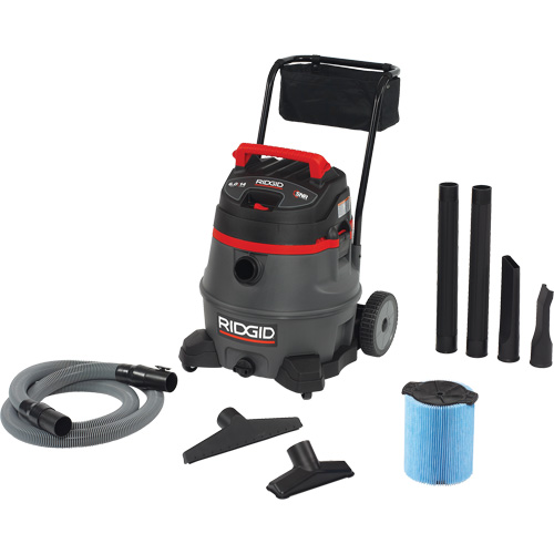 Aspirateur industriel avec chariot NXT, Secs-humides, 6 CV, 14 gal. US (53 litres) The Estey Group